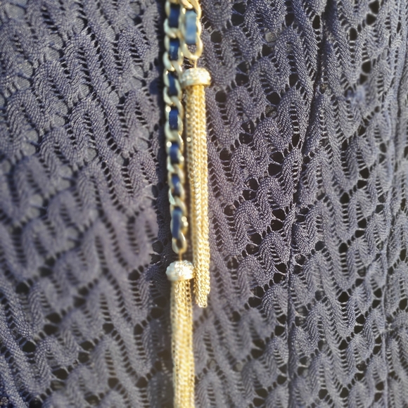 R&K Blue Ombre Crochet Dress - Picture 6 of 12